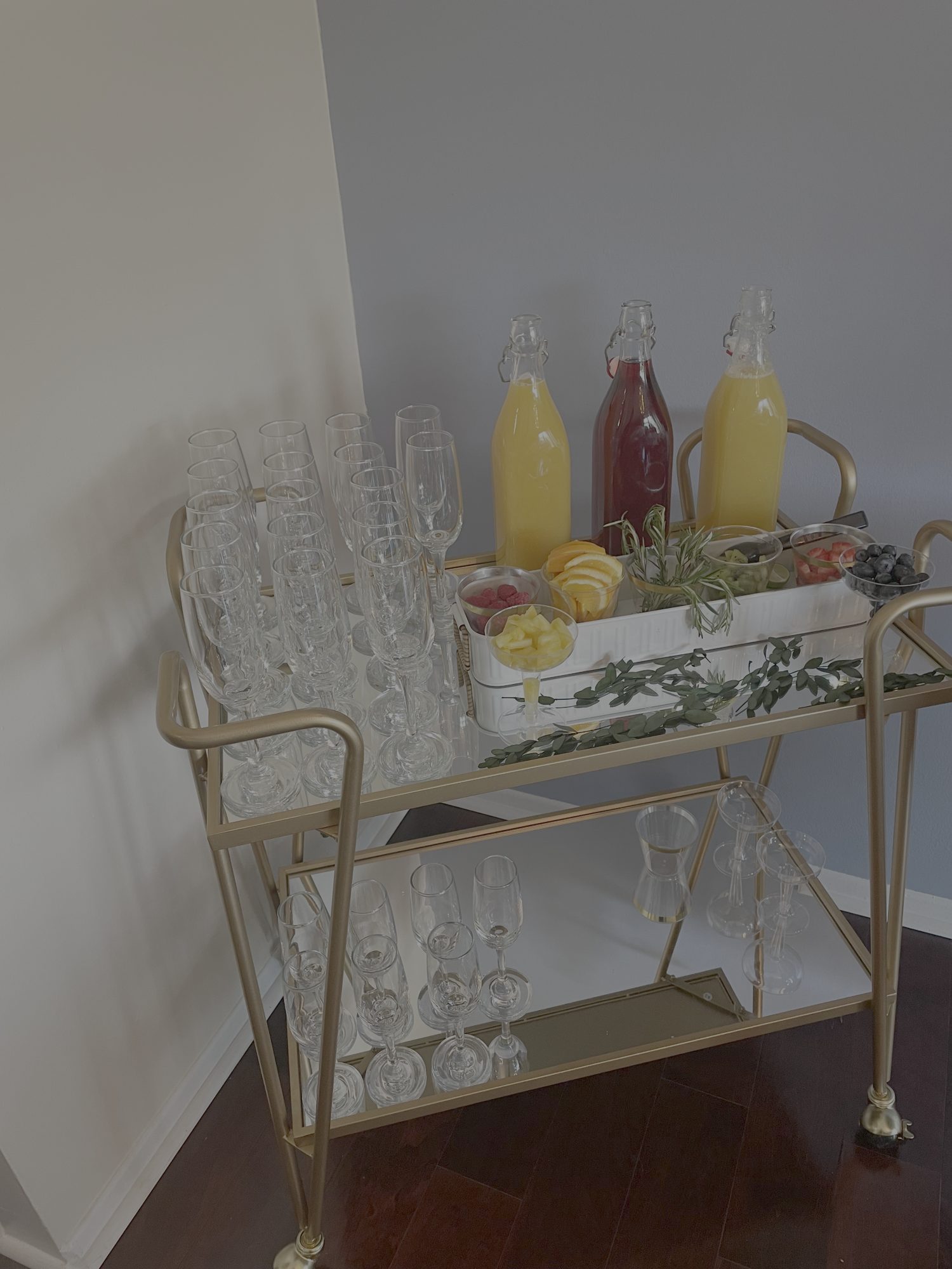 Styled event cart